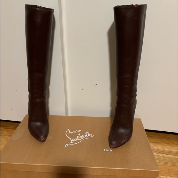 Christian Louboutin Brown Knee high boots, size